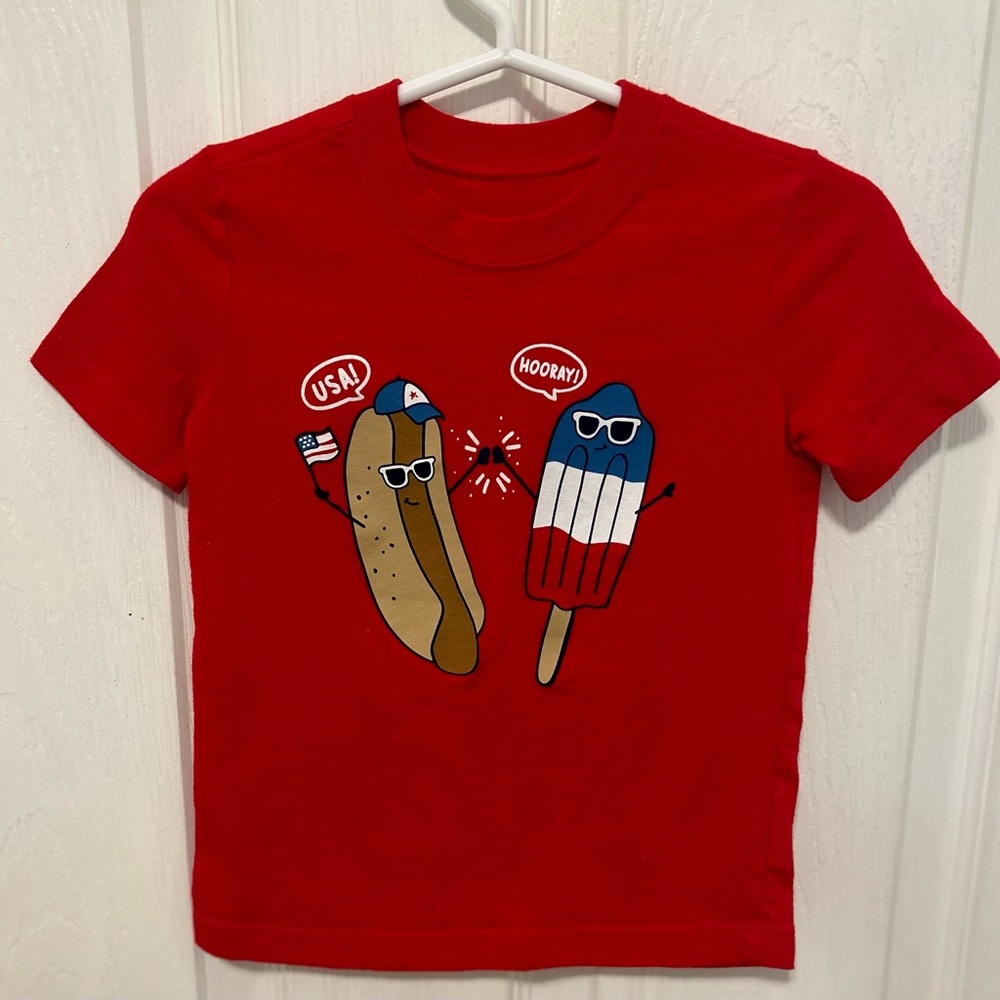 NWOT!  4th of July “USA Hooray” Carter’s Tee